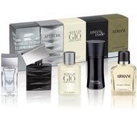 ARMANI MINISET MENS EAU POUR HOMME, ATTITUDE,ADG, DIAMIONDS,CODE 5ML EACH