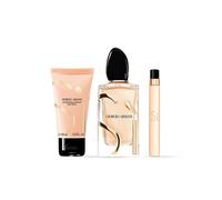Armani Si Eau de Parfum Women's Gift Set Spray (100ml) with Body Lotion + 10ml EDP
