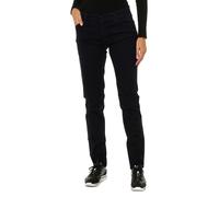 Armani Womens long skinny fit pants 6X5J28-5DZFZ - Blue Cotton - Size 26 (Waist)