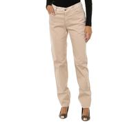 Armani Womens Regular fit stretch fabric long pants 6Y5J18-5N0RZ woman - Beige Cotton - Size 31 (Waist)