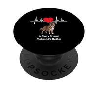 Armant dog Lover heartbeat furry friend Egyptian Sheepdog PopSockets Adhesive PopGrip