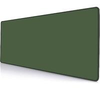 Armanza Large Gaming Mouse Pad, XL Extended Mousepad, Non-Slip Rubber Base Keyboard Mouse Mat Desk Pad for Work, Game, Office, Home, 31.5 x 11.8 in, Olive Green