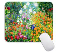 Armanza Square Mouse Pad Flowers Floral,Personalized Premium-Textured Custom Mouse Mat Design,Washable Mousepad Lycra Cloth,Non-Slip Rubber Base Computer Mouse Pads for Wireless Mouse