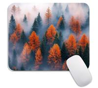 Armanza Square Mouse Pad Forests,Personalized Premium-Textured Custom Mouse Mat Design,Washable Mousepad Lycra Cloth,Non-Slip Rubber Base Computer Mouse Pads for Wireless Mouse