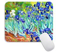 Armanza Square Mouse Pad Lrises,Personalized Premium-Textured Custom Mouse Mat Design,Washable Mousepad Lycra Cloth,Non-Slip Rubber Base Computer Mouse Pads for Wireless Mouse