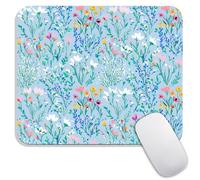 Armanza Square Mouse Pad Plants,Personalized Premium-Textured Custom Mouse Mat Design,Washable Mousepad Lycra Cloth,Non-Slip Rubber Base Computer Mouse Pads for Wireless Mouse