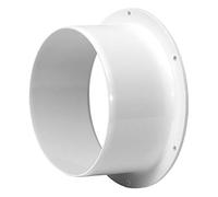 Armar Trading LTD 100mm Ventilation Duct Flange / Ducting Hose Connector / Tube Pipe Adaptor, White