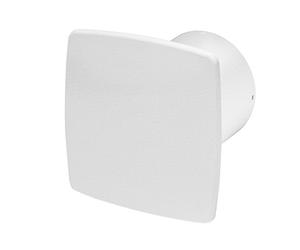 Armar Trading LTD Silent Bathroom Extractor Fan 100mm / 4" with Pull Cord Switch and White Front Panel KWS100W+PNB