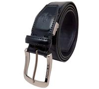 Armata di mare Men's Belt in Real Leather, Shortened Fast-Cut Buckle, with Box, black 93 4 cm, 125 cm (taglia 54-56)
