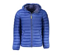 Armata Di Mare Mens Lightweight Hooded Padded Jacket - Medium Blue Nylon - Size 2XL