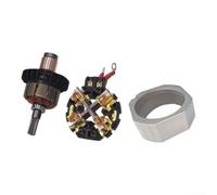 Armature and Brush Set for DTD152 for impact Drivers Armature | Fits DTD152, Includes Armature 619377-8, Brush Holder 632F23-2, for yoke Unit 638396-5, Metal And Carbon Construction
