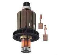 Armature and Carbon Brushes CB440 for Makita DHP458, BHP458, DDF458, BDF458 Power Tools - Replacement Part Number 619496-0