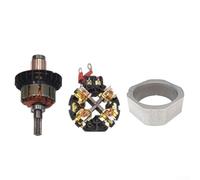 Armature Set with Carbon Brush Holder, Compatible for DTD152 Impacts Driver, Replacement Parts 619377-8, 632F23-2, 638396-5(3pcs)