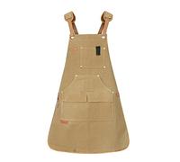 ArmaWEAR Heavy Duty Waxed Canvas Apron - Rugged Utility Apron for Carpenters, Artisans & DIY Enthusiasts