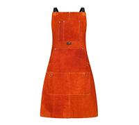 ArmaWEAR Leather Craft Apron with 6 Pockets - Heavy Duty Protection for Welding, Woodwork, Blacksmithing, Glassblowing & DIY