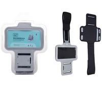 Armband Case - Case for Smartphone from 5.0 to 5.7 Inches, Silver, Adjustable and Resistant, Ideal for Sports Activities.