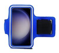 Armband Case, Galaxy S21 / S21 Plus / S20 / S20 Plus / S20 FE / S10 / S10 Plus/ S10 Lite/ S10E / S10 5G Armband Case for Sports, Running, Jogging, Walking, Sweat-Free With Key Slots (BLUE)