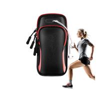 Armband Cell Phone Holder, Portable Armband Phone Sleeve, Water Resistant Cell Phone Armband Case, Running Holder for Smartphones, Adjustable Strap Armband Holder, Workout Armband Phone Holder