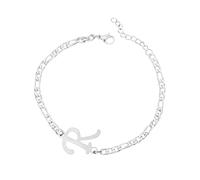 Armband Für Statische Elektrizität Personalisiertes Anfangsarmband, versilbertes -Stahl-Buchstabenarmband, zierliches -Stahlarmband, zarte Scheibe, Namensarmband für Frauen und Mädchen Watch Armband