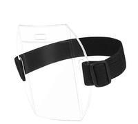 Armband ID Badge Holder - Security Arm Badge Holder, Security Arm Band ID Badge Card Holder Sia Armband, Armband I-D Card License Badge Holder with Adjustable Strap for Workers Security Staff Doorman