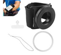 Armband Phone Holder - 2.7 x 6.9 x 6.1 cm Magnetic Stand, Adjustable Strap, Rotating Phone Holder | Multipurpose Smartphone Support for Hands-Free Exercise, Hiking, Cycling