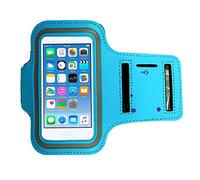 Armband Running Exercise Gym Sportband Sweat Proof Case Slots Key Holder For Apple iPod Touch 5th 6th 7th Genration (Skyblue)
