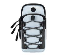 Armband Smartphone Carrier | Mobile Phone Wrist Bag | Reflective Sports Bag with Adjustable Fit, Water Resistant Phone Case, Jogging Hand Strap for Most Mobile Devices