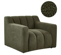 Armchair AGERUP Boucle Dark Green