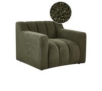 Armchair AGERUP Boucle Dark Green