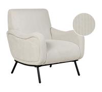 Armchair ALMIND Corduroy Light Grey