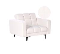 Armchair ALNES Boucle White
