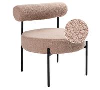 Armchair ALPHA Boucle Taupe