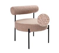 Armchair ALPHA Boucle Taupe