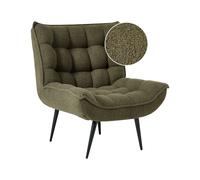 Armchair ALVESTA Boucle Dark Green