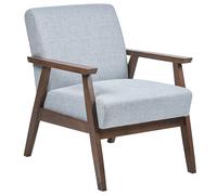 Armchair ASNES Fabric Light Grey