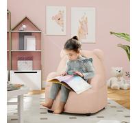 Aiyaplay Kids Armchair, Bear Shaped Toddler Chair For Bedroom - Pink, Pink