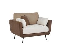 Armchair BOLGA Fabric Brown