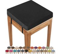 armchair booster cushion 38X38x3CM Square Seat Cushion Indoor/Outdoor thick, Anti-slip Buckle Stool,ChairPad with Removable Cover for Kitchen Bar Chairs