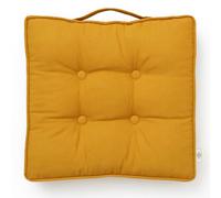 Armchair Booster Cushion Large 4 inch Thick Seat Pad Luxury Soft Touch Hand Tufted Cushion For The Elderly, Post-Operative and Pregnancy (Ochre)