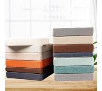 Armchair Booster Cushion,Large Firm Square Seat Pad with 12 cm Thick Luxury Soft Foam,Extra Thick Cushion for The Elderly,Post-Operative and Pregnancy(Green,55cmx55cm)