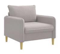 Armchair Bouclé Modern Living Room Chair Comfortable Fabric with Armrests vidaX