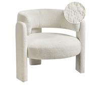 Armchair BUREA Chenille Off-White
