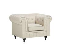 Armchair CHESTERFIELD Fabric Beige