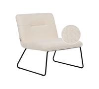 Armchair COTULLA Boucle White