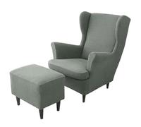 Armchair Cover 1 Seater Sofa Protector 3 Piece Set Stretchable Chair Slipcover Furniture Protector Washable Cushion Cover Stylish Sofa Cover for Living Room