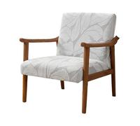 Armchair Cover Full Wrap Elastic Slipcover, Polyester Seat Layer for Cafe Dining Room Study Chair Seating Daily Use Lounge Chair Cover Removable Cushion Slipcover Elastic Fabric Protector Home Seating