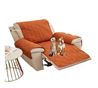 Armchair Covers,Slip Resistant Recliner Slipcover Protector, with 2" Elastic Straps,Chair Covers for Pets and Kids,WaterproofChair Covers,Seat Width Up To 22" (55×200CM/21.65×78.74in,Terracotta)