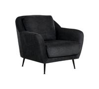 Armchair EIBY Chenille Black