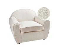 Armchair ELLEDE Boucle Light Beige