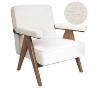 Armchair EVJE Boucle Off-White